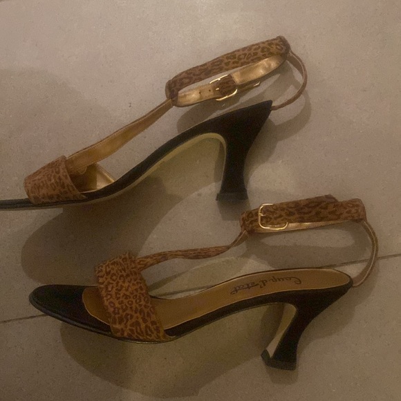 Coup d’Etat Vintage Cheetah Kitten Heels - Picture 2 of 5